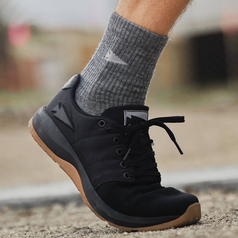 Goruck Merino Challenge Socks Men Grey | DE-RWE594316