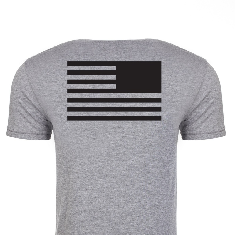 Goruck Reverse Flag T-Shirt Men Grey | DE-PZN169470