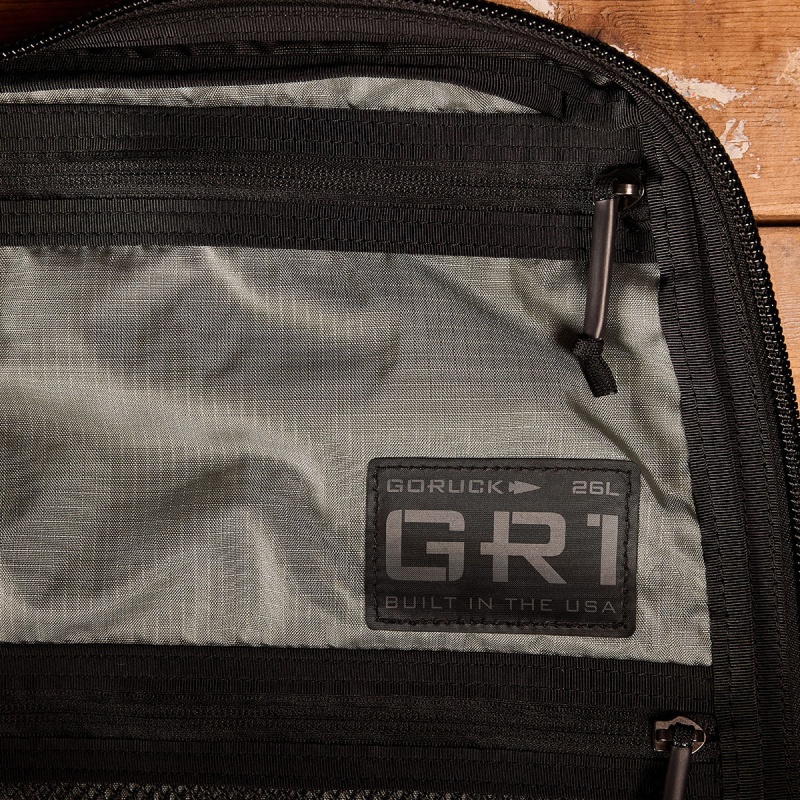 Goruck Ripstop ROBIC® Gr1 Accessories Black / Grey | DE-QWM438609