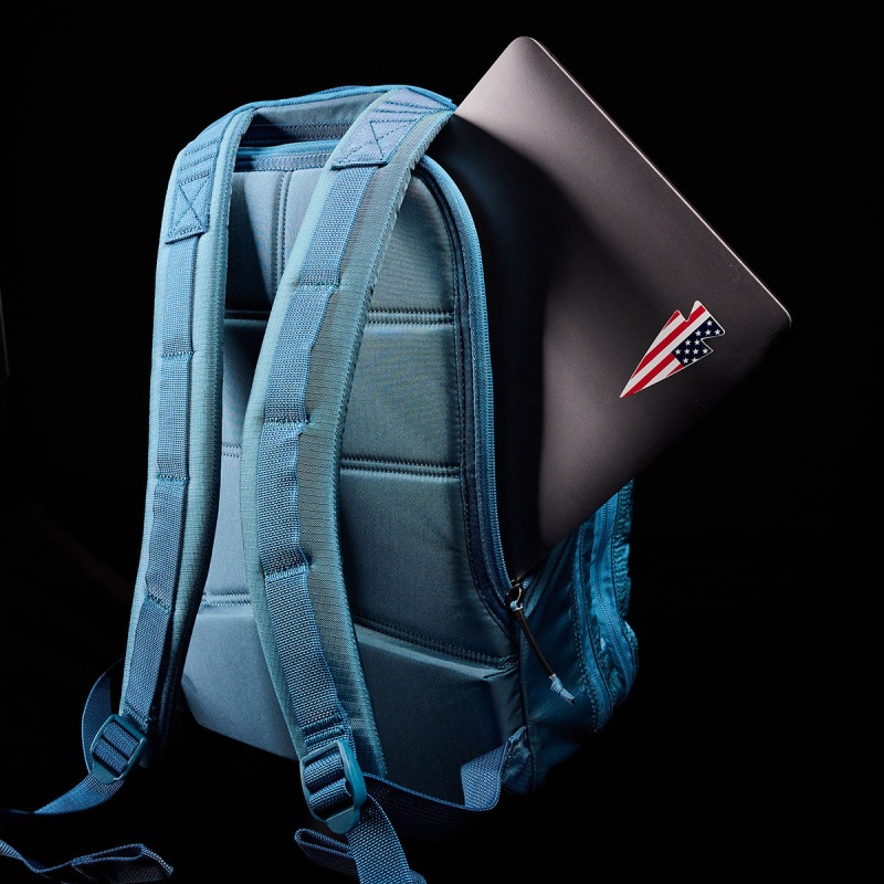 Goruck Ruck Double Compartment Ripstop ROBIC® Bullet Accessories Blue / Brown | DE-JSN751429