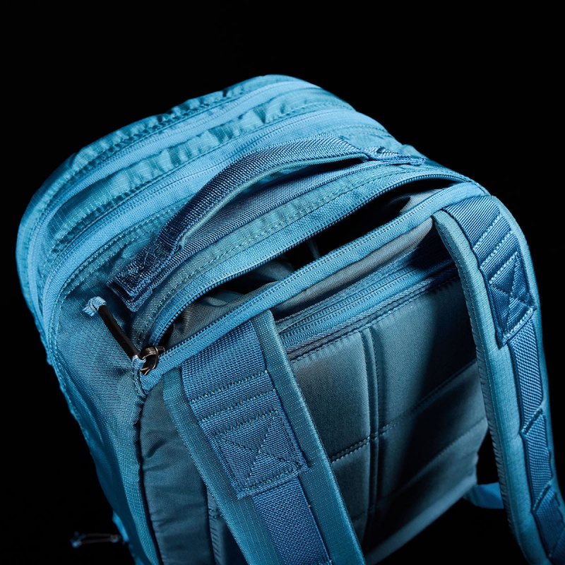 Goruck Ruck Double Compartment Ripstop ROBIC® Bullet Accessories Blue / Brown | DE-JSN751429