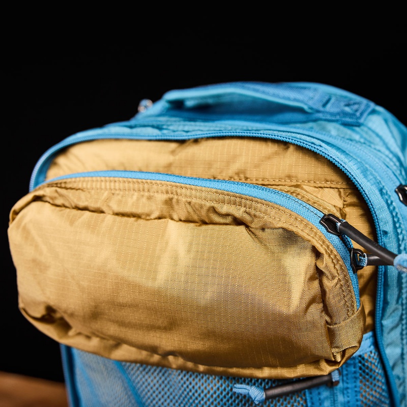 Goruck Ruck Double Compartment Ripstop ROBIC® Bullet Accessories Blue / Brown | DE-JSN751429