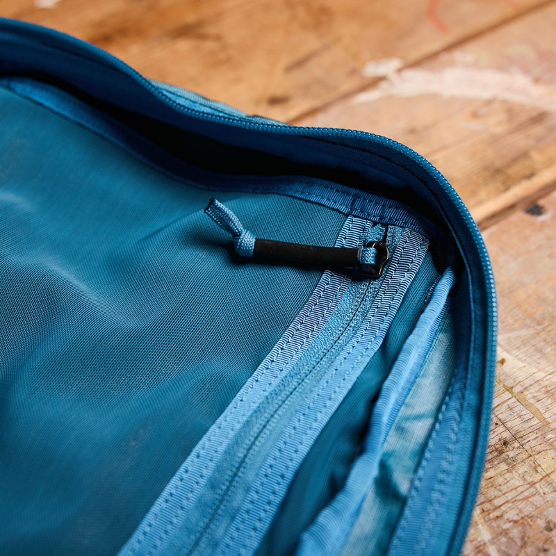 Goruck Ruck Double Compartment Ripstop ROBIC® Bullet Accessories Blue / Brown | DE-JSN751429