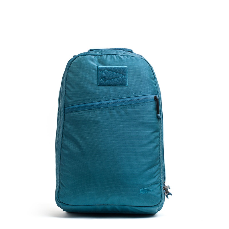 Goruck Ruck Double Compartment Ripstop ROBIC® Bullet Accessories Blue / Brown | DE-JSN751429