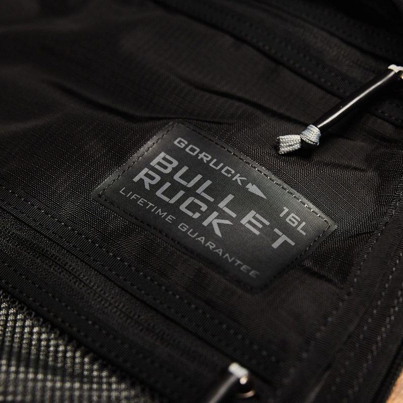 Goruck Ruck Double Compartment Ripstop ROBIC® Bullet Accessories Black / Grey | DE-BKM106743