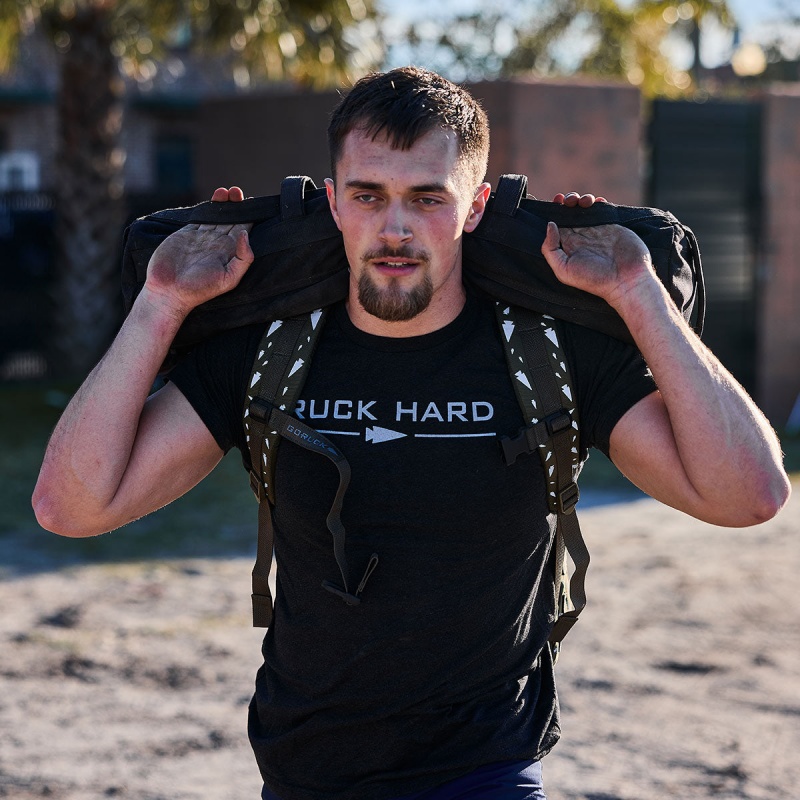 Goruck Ruck Hard T-Shirt Men Black | DE-BZC051276