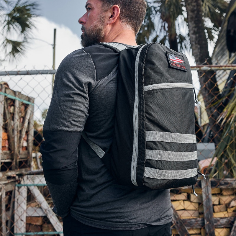 Goruck Ruck Laptop Ripstop ROBIC® 14L Bullet Accessories Black / Grey | DE-OAJ560218
