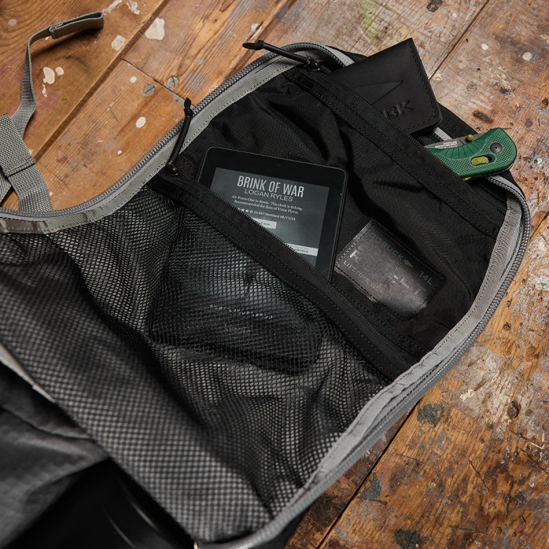 Goruck Ruck Laptop Ripstop ROBIC® 14L Bullet Accessories Black / Grey | DE-OAJ560218