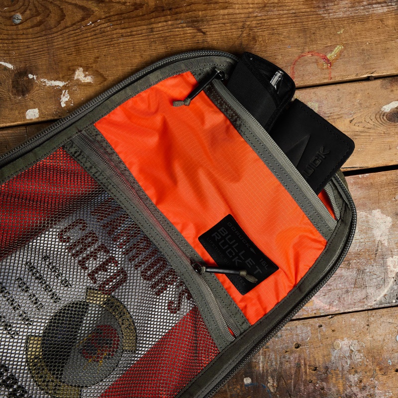Goruck Ruck Laptop Ripstop ROBIC® 16L Bullet Accessories Orange | DE-QWU723815