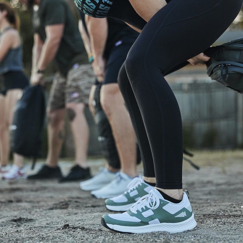 Goruck Seaspray Rough Runners Men White / Green | DE-CGR713298