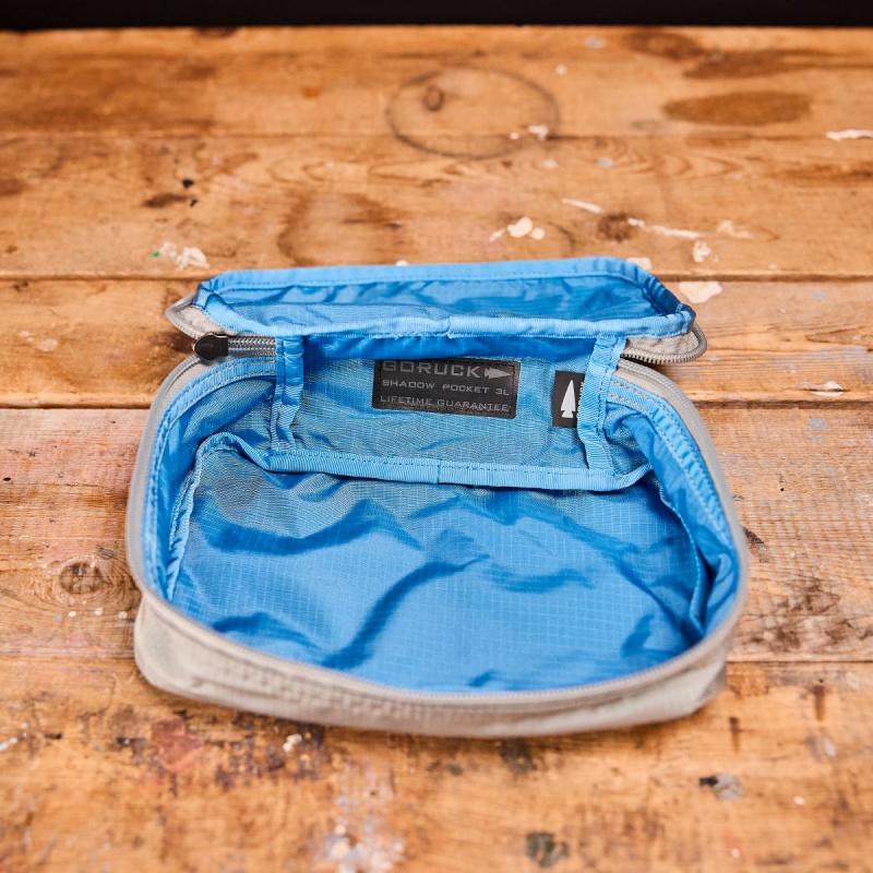 Goruck Shadow Pockets Ripstop ROBIC® 3L Bags Accessories Grey / Blue | DE-FBN829504