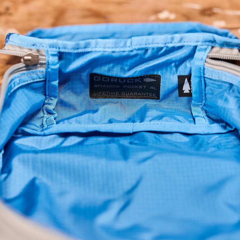 Goruck Shadow Pockets Ripstop ROBIC® 4L Bags Accessories Grey / Blue | DE-XVA843152
