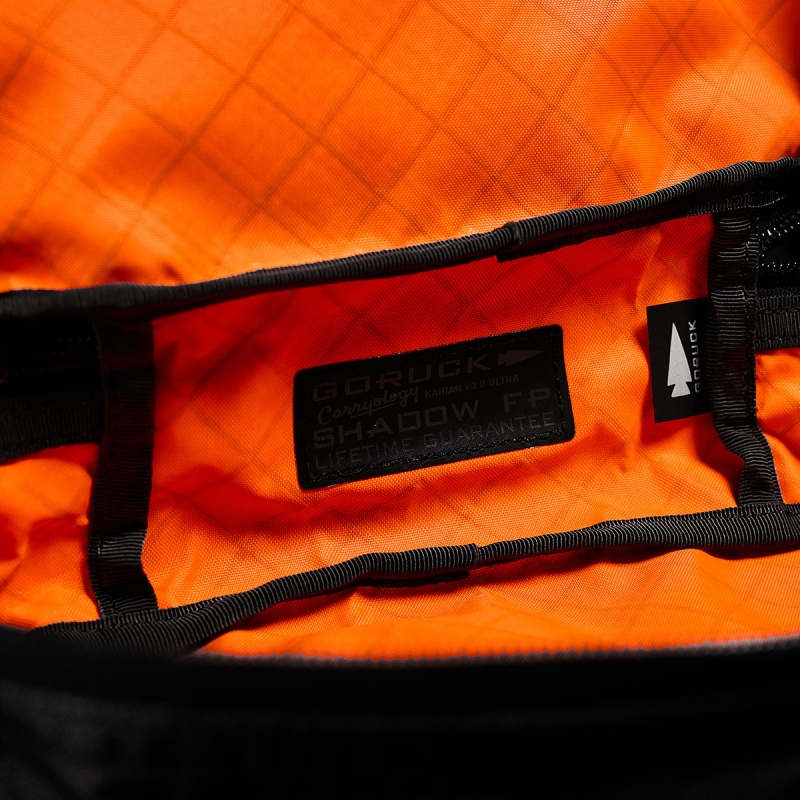 Goruck Shadow Pockets x Carryology Ultra Blaze Bags Accessories Black / Orange | DE-QJR640531