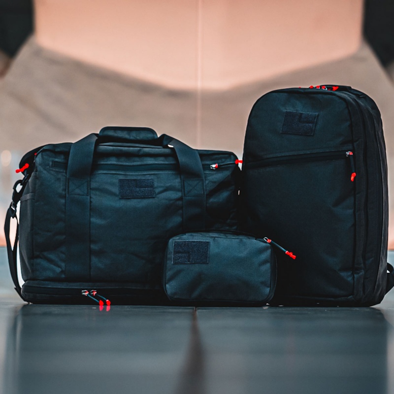 Goruck Shadow Pockets x Carryology Ultra Blaze Bags Accessories Black / Orange | DE-QJR640531