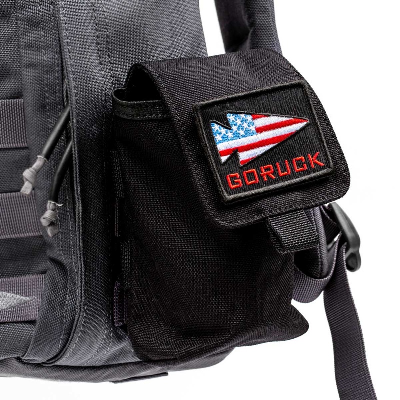 Goruck Simple Side Pocket Bags Accessories Black | DE-ZGF604123