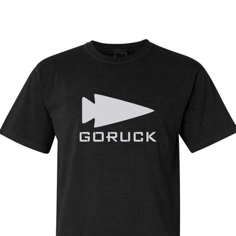 Goruck Spearhead Heavyweight T-Shirt Men Black | DE-LDF357219