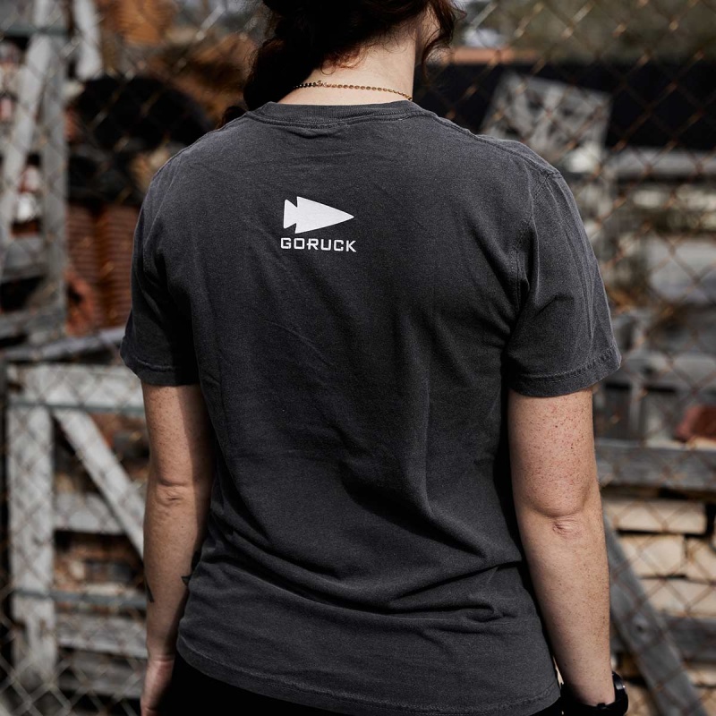 Goruck Spearhead Heavyweight T-Shirt Women Dark Grey | DE-XWV683451