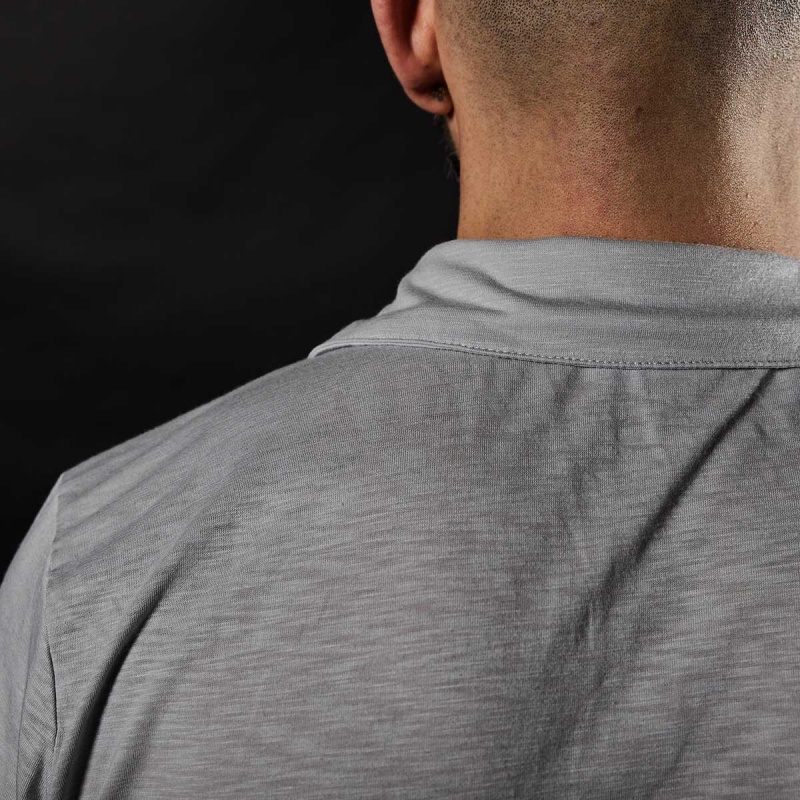 Goruck The Field Polo T-Shirt Men Silver | DE-SDK630271