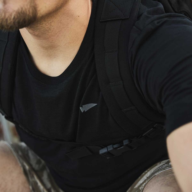 Goruck The Field T-Shirt Men Black | DE-VWJ086534