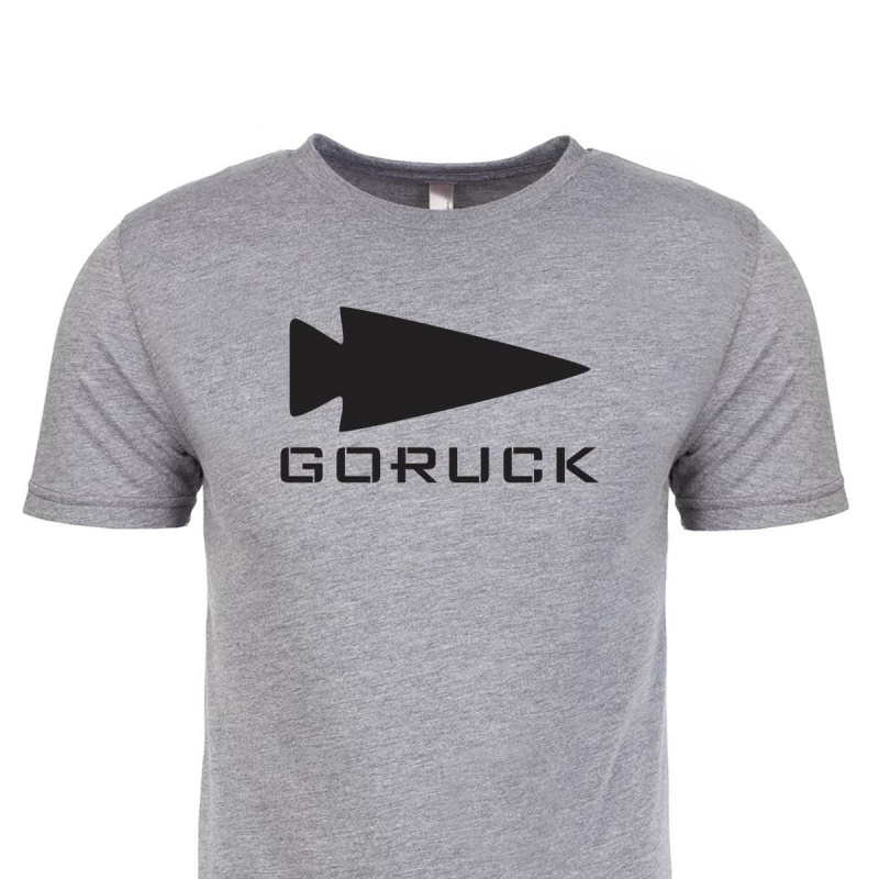 Goruck The Three Rules T-Shirt Men Grey | DE-BKQ285691