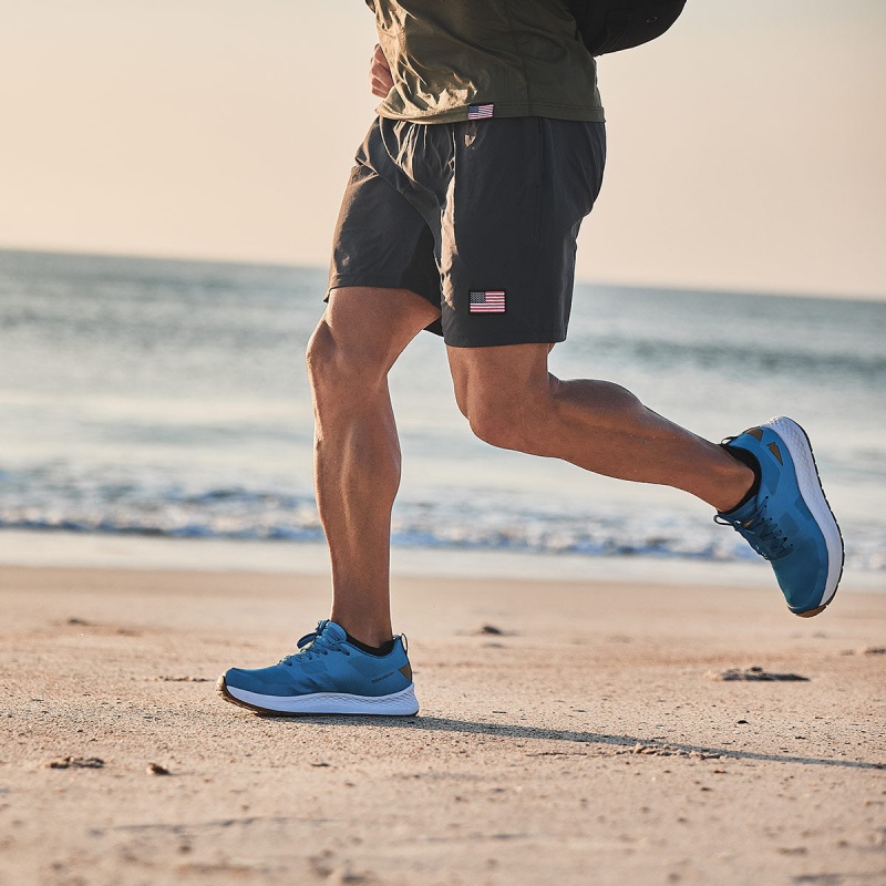 Goruck Tidal Speed Tan Rough Runners Men Blue | DE-XMS789164