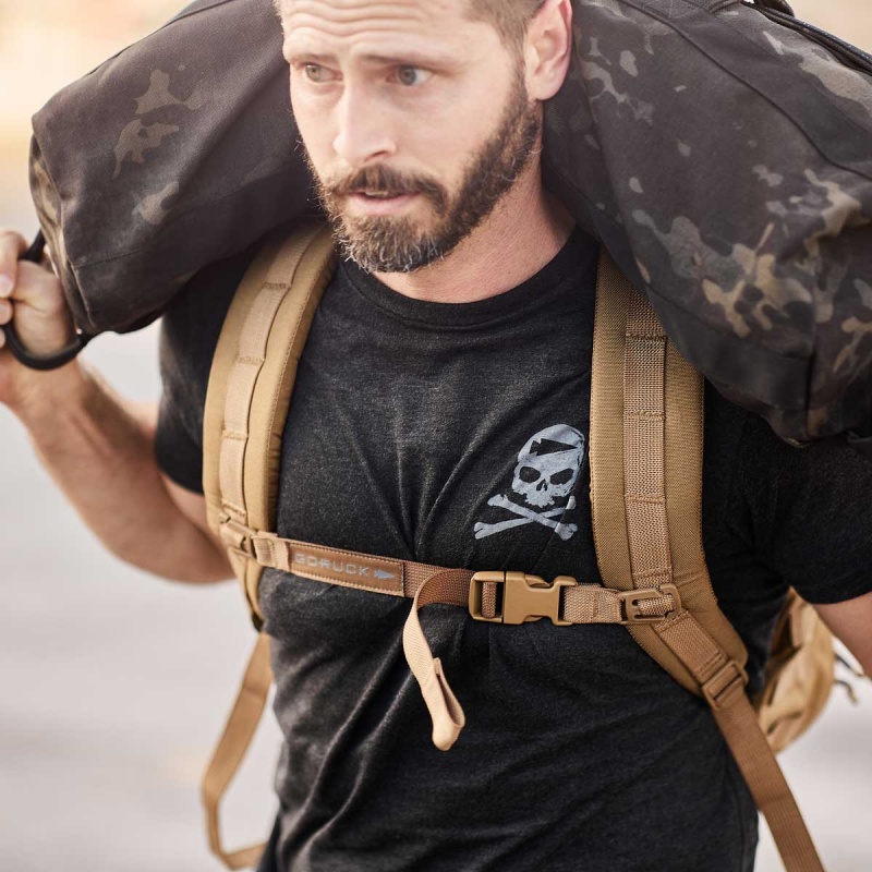 Goruck Tribe T-Shirt Men Black | DE-SAY613529