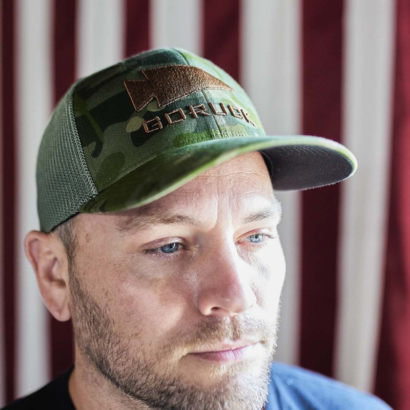 Goruck Trucker (Flexfit) Tropic Multicam Hat Accessories Camo | DE-TDQ783590