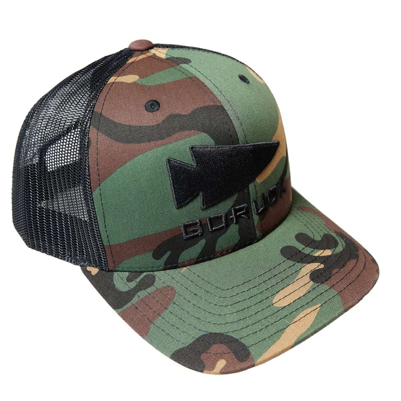 Goruck Trucker Snapback Hat Accessories Camo | DE-VNH426371