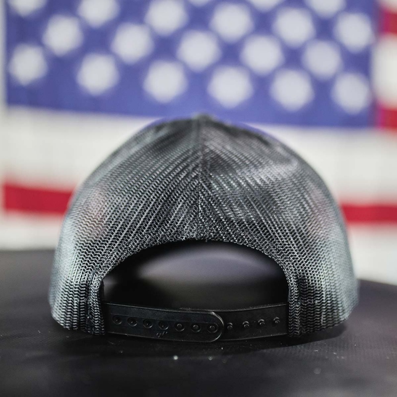 Goruck Trucker Snapback Hat Accessories Black | DE-ERL760438