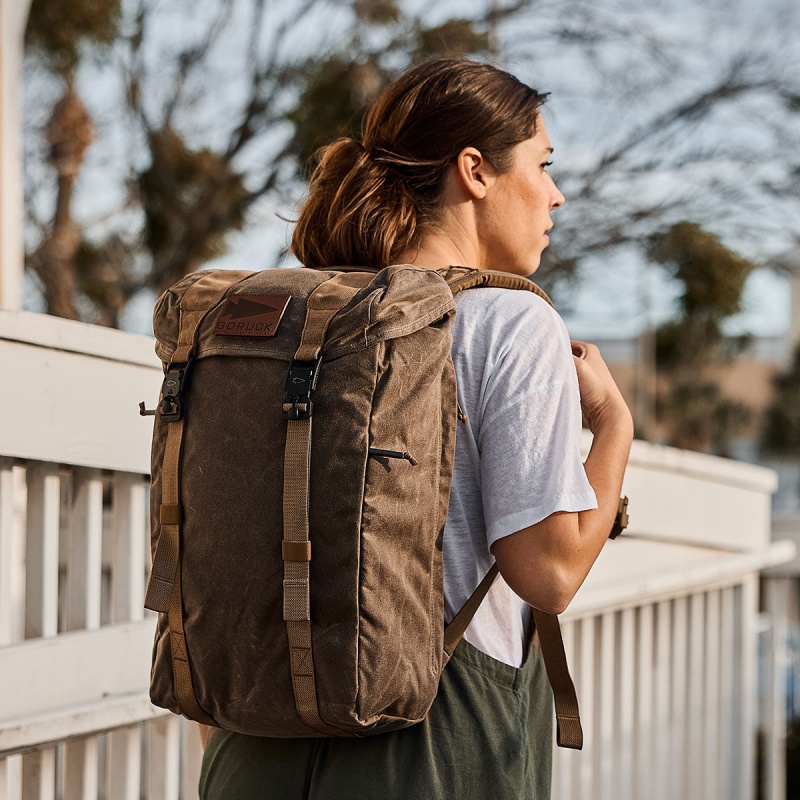 Goruck Waxed Canvas M23 Accessories Brown | DE-CJV537061